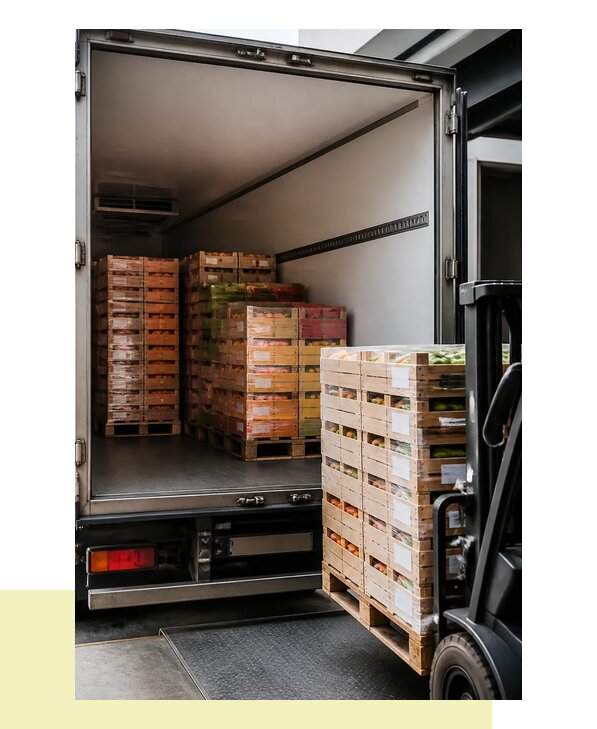 Перевозка сельхозпродукции на паллетах с доставкой в Коркино